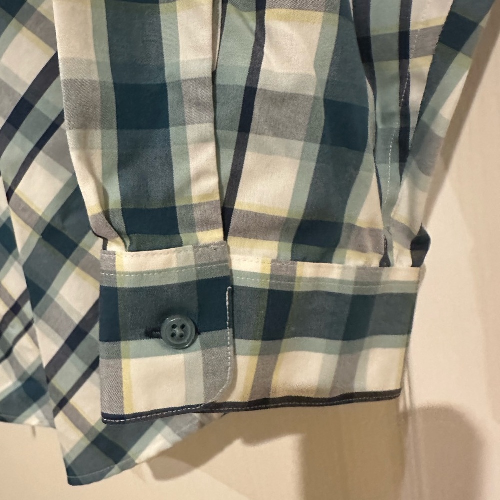Cold water Creek Button Down shirt Plaid 24W - Picture 4 of 7